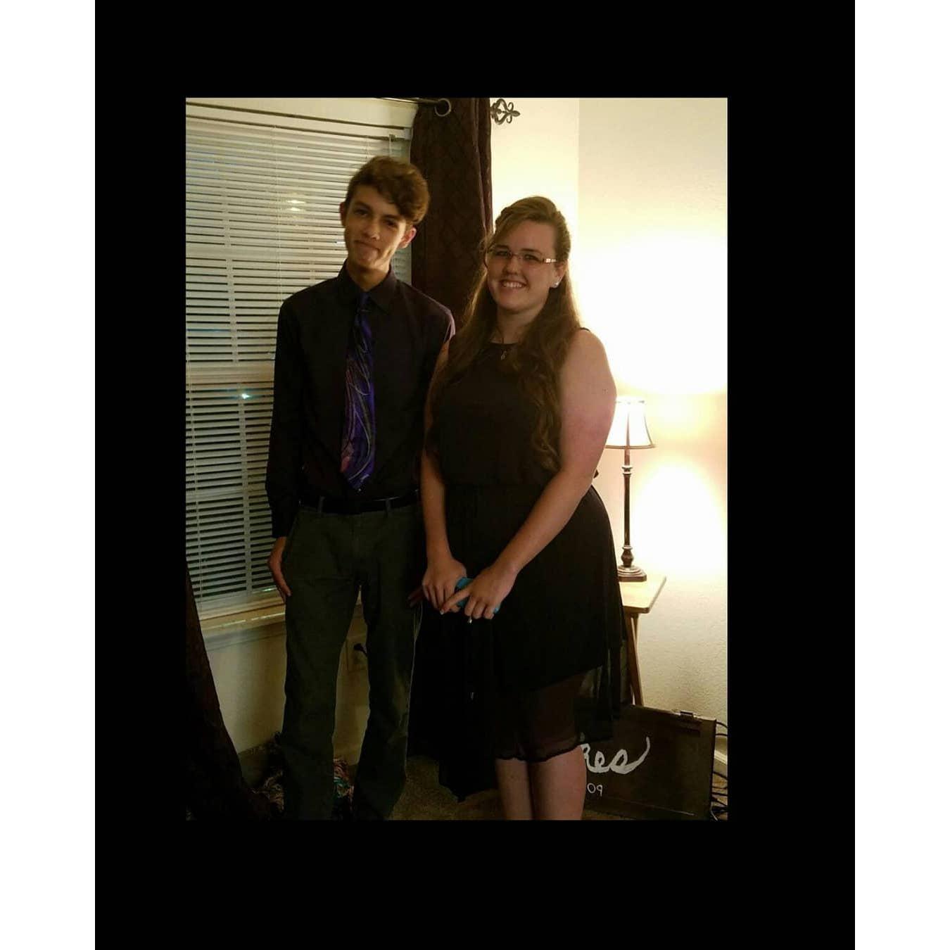 First picture of our first date, Homecoming 2016