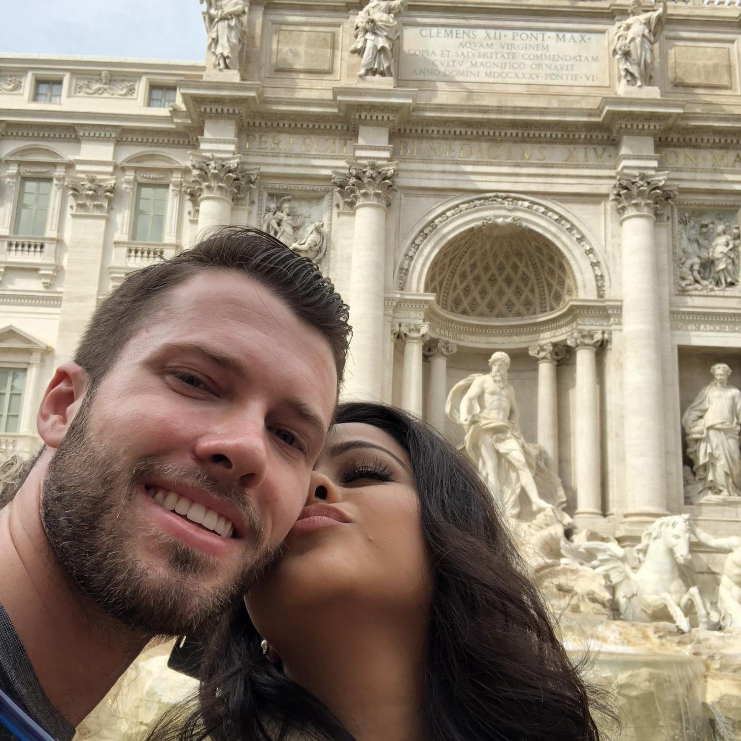 Trevi Fountain in Rome, Italy. September 20th 2018