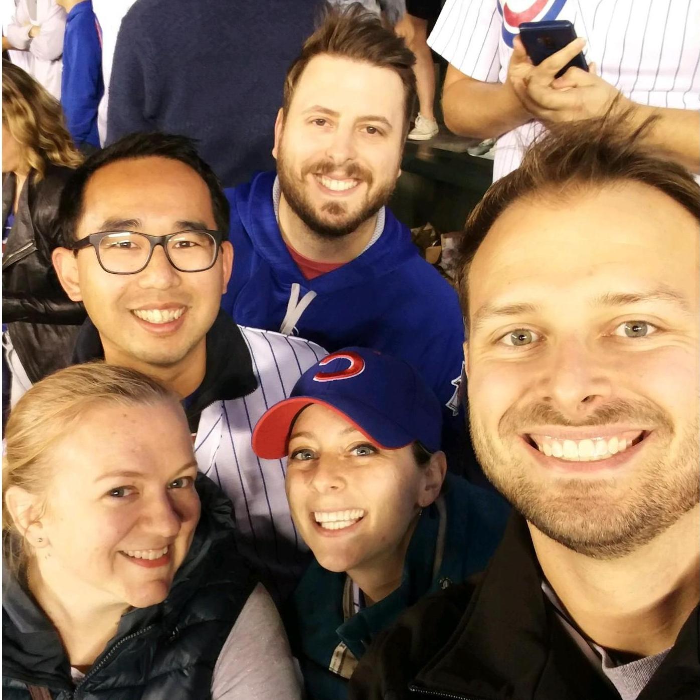 Cubs v. Pirates Game, September 27th, 2018, Bleachers with Megan Sather, John Pham, and Matt Gerton