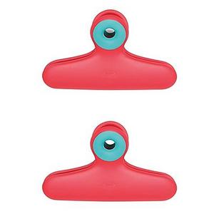 OXO Good Grips® 2-Pack Bag Clips in Red