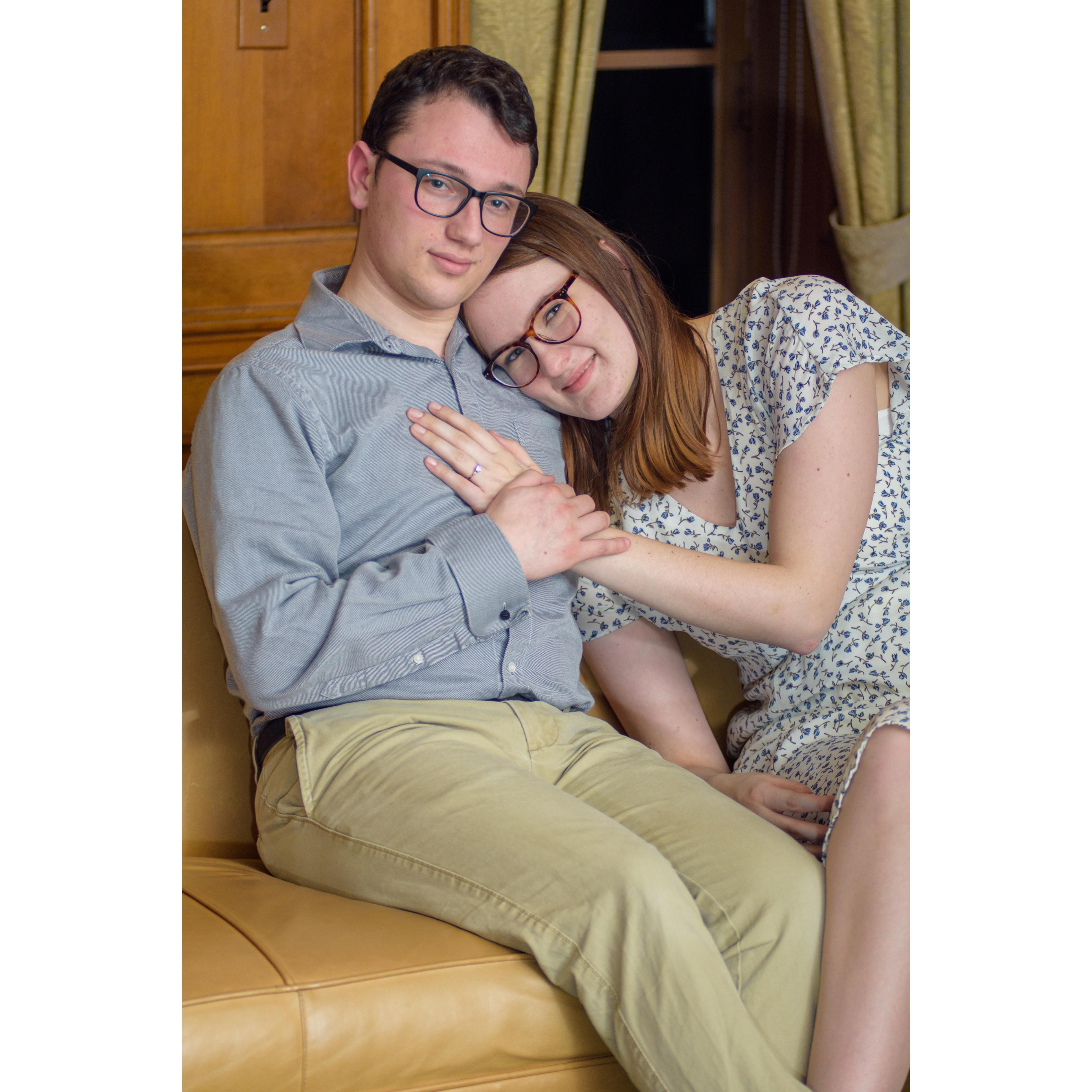 This is one of our wonderful engagement photos!