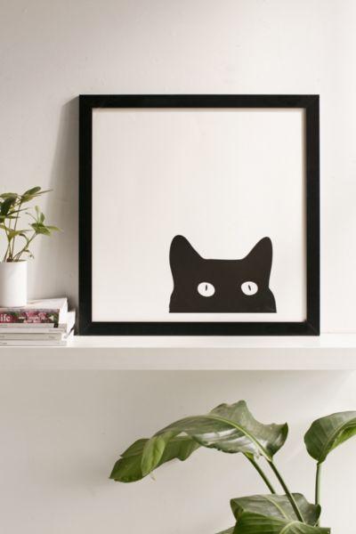 Shannon Lee Black Cat Art Print