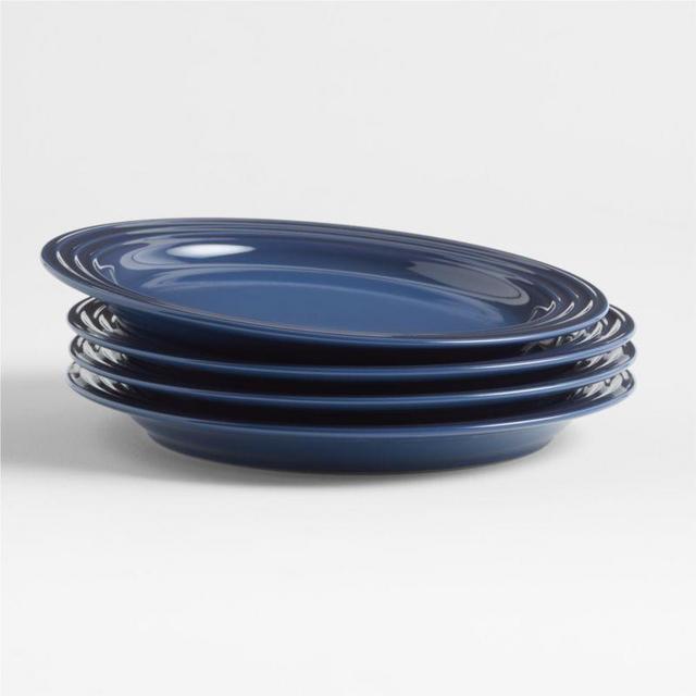 Le Creuset Ink Blue Salad Plates, Set of 4