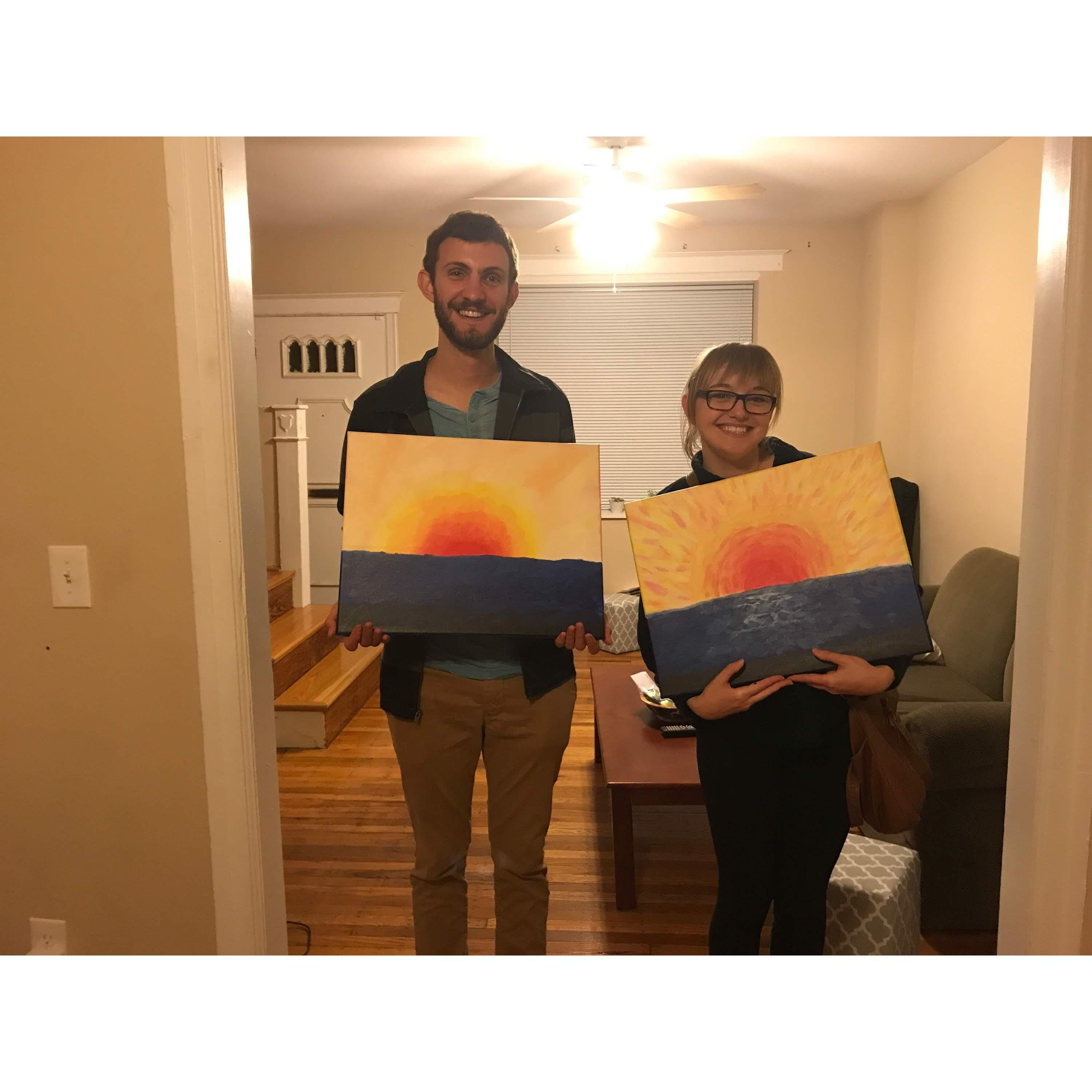 Our beautiful paintings.