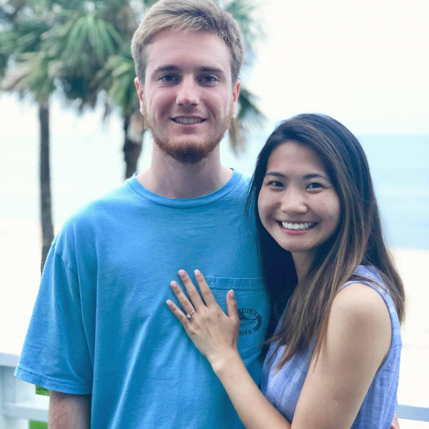 Engaged at St. George Island! - July 2019