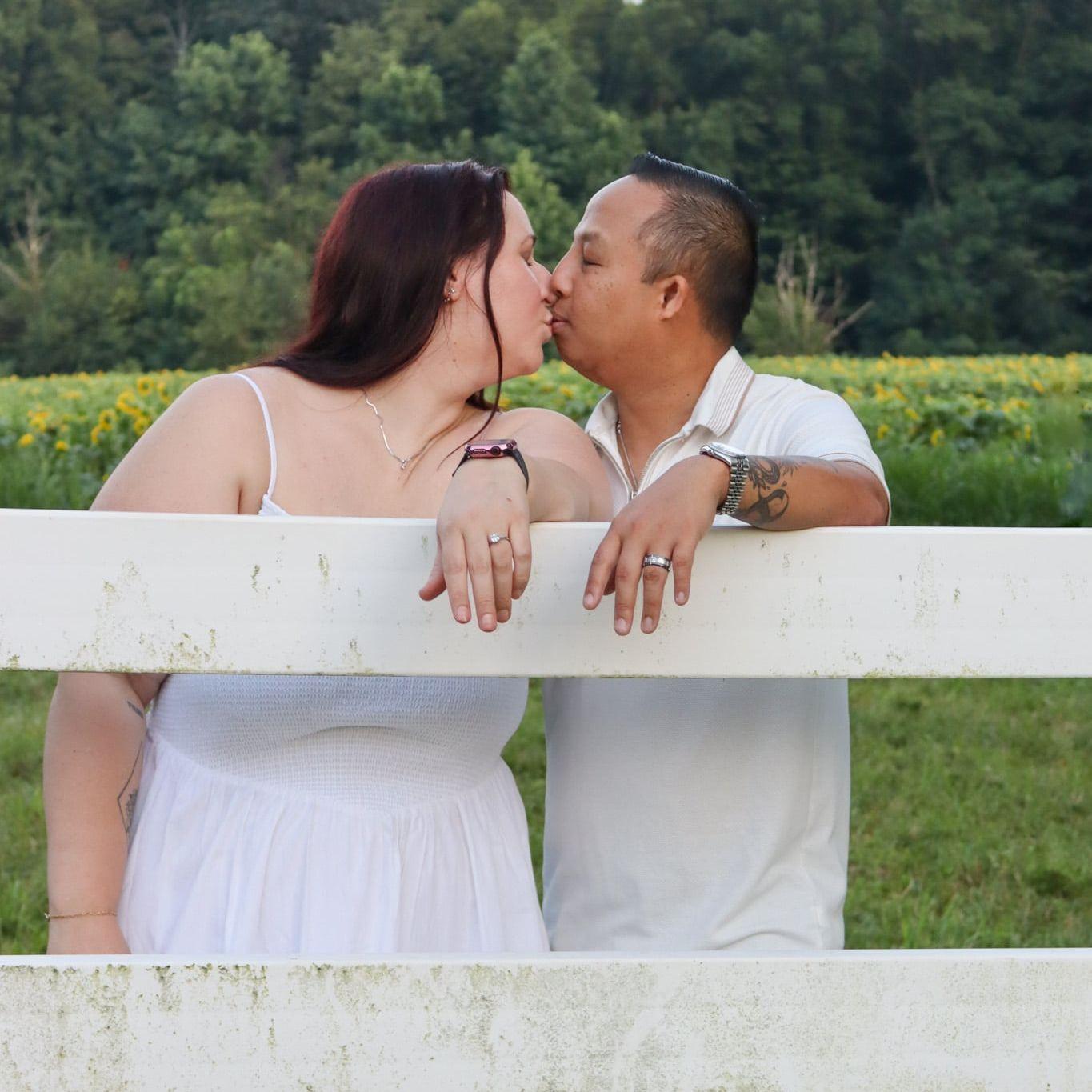 Sarah's mom took photos of us in a Sunflower field in Girard, PA - August, 2025