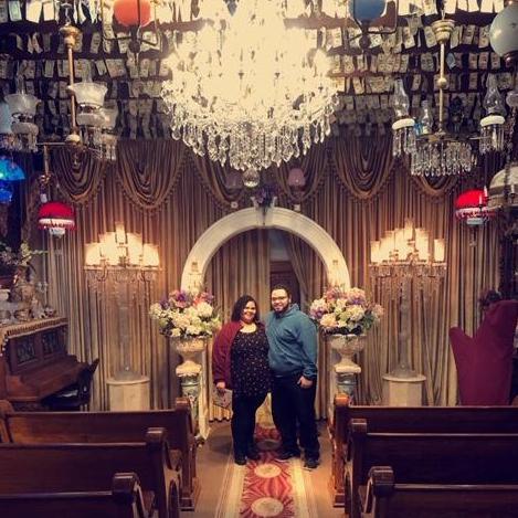 The day we booked our wedding chapel