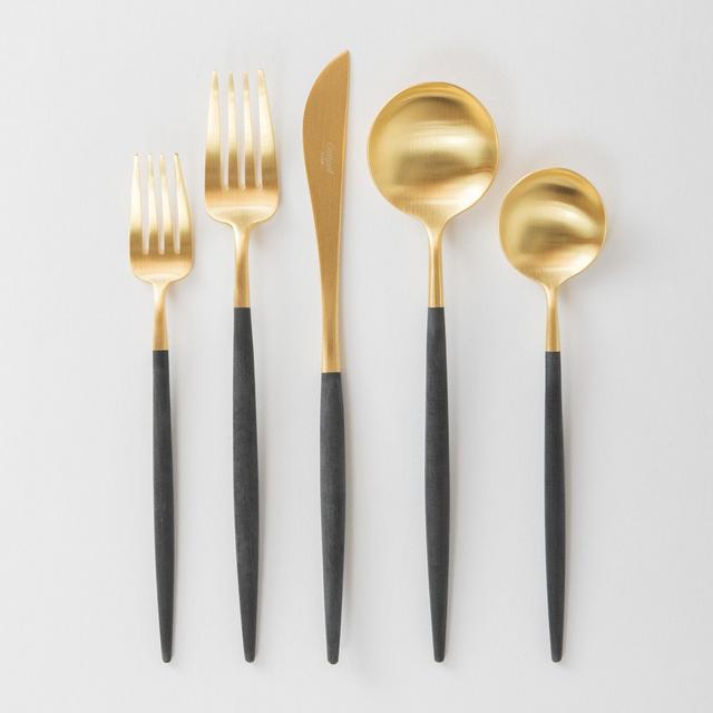 Casa De Perrin 5pc | Goa Brushed Gold & Black