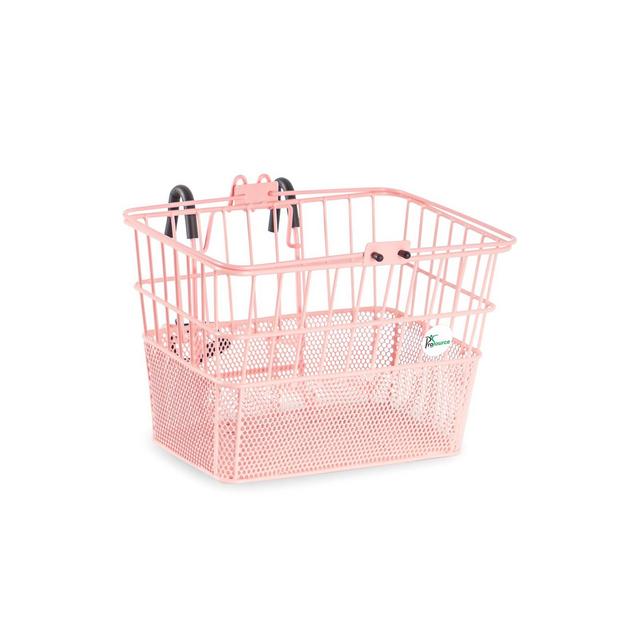 Prosource Wire Bike Basket, Pink