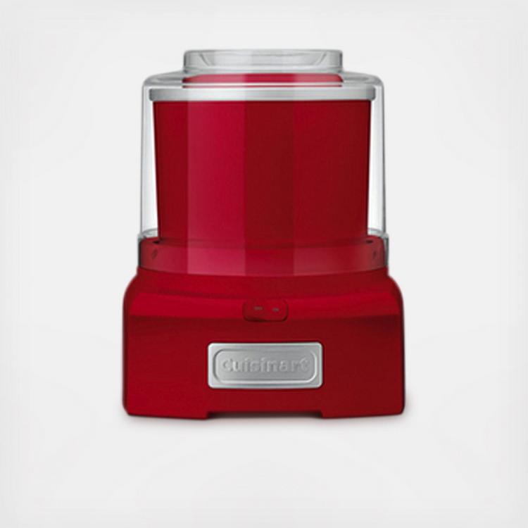 Red cuisinart ice cream maker hotsell