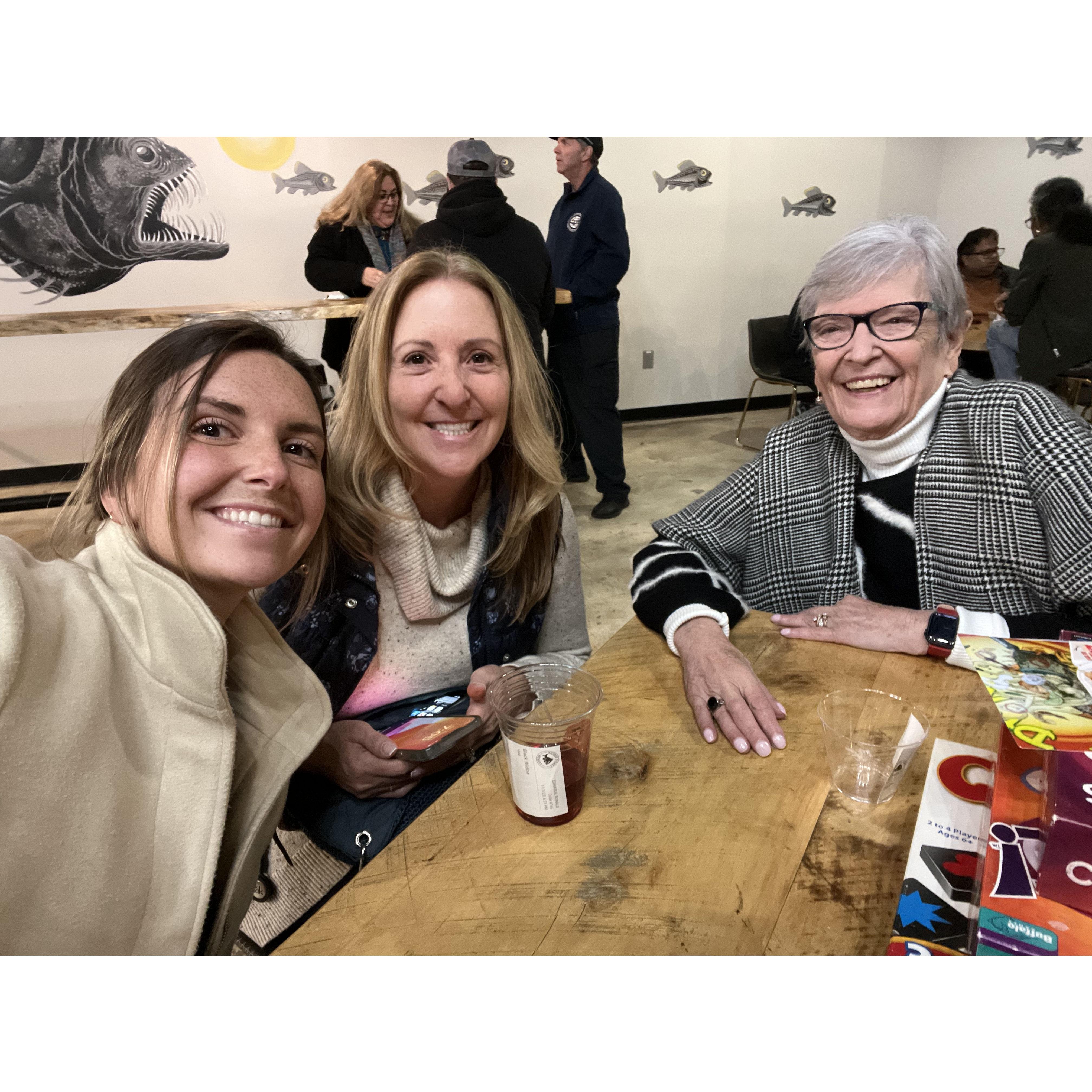 11.03.2023 - Playing games at a brewery with Grandma Edwards!