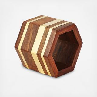 Parquet Napkin Ring, Set of 4