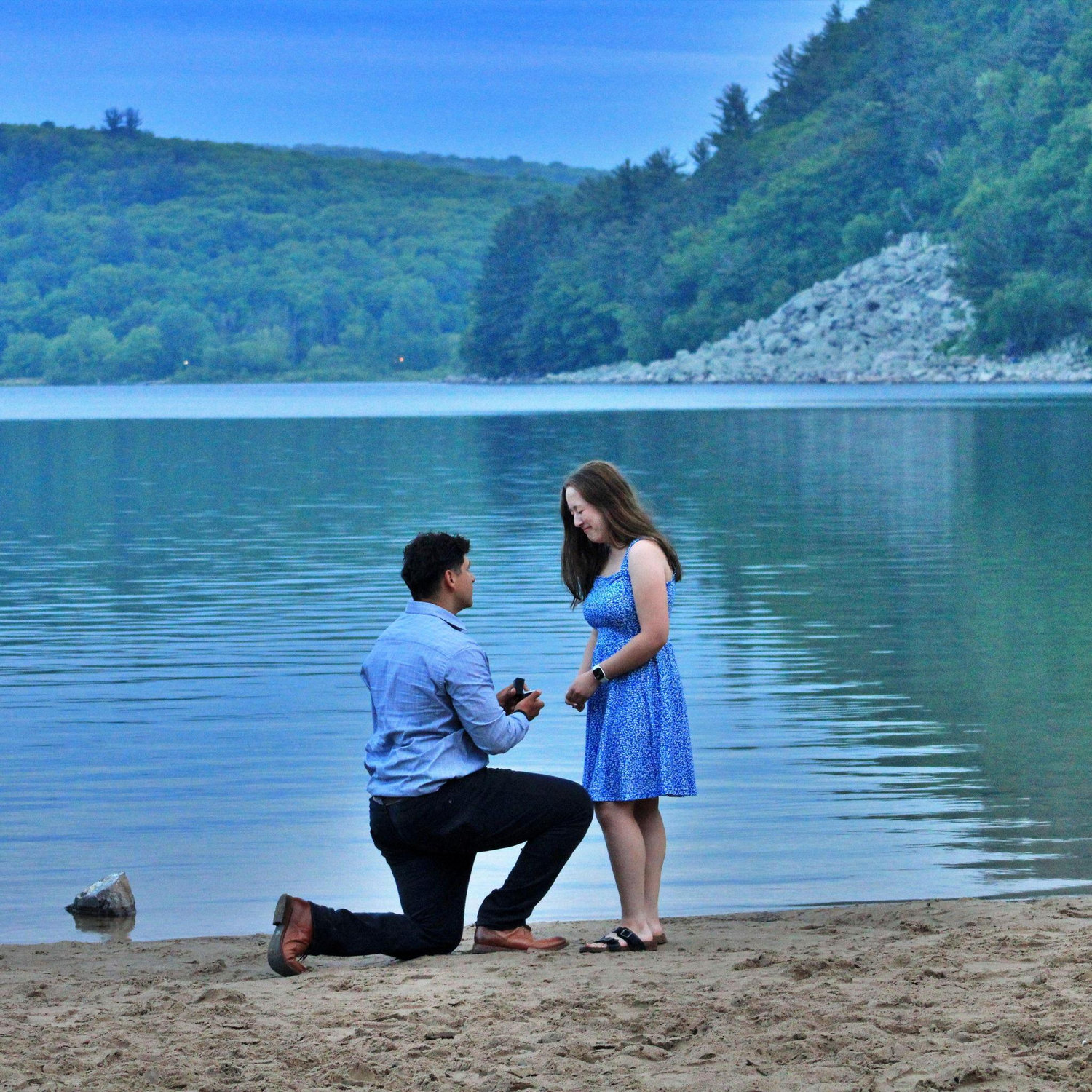 The day he proposed!