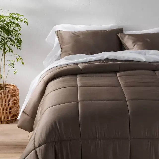 King/California King Rayon from Bamboo Comforter Set Fig - Casaluna™
