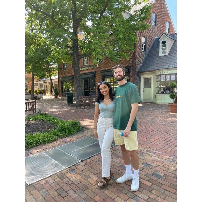 Zack's first time in my hometown of Williamsburg, VA