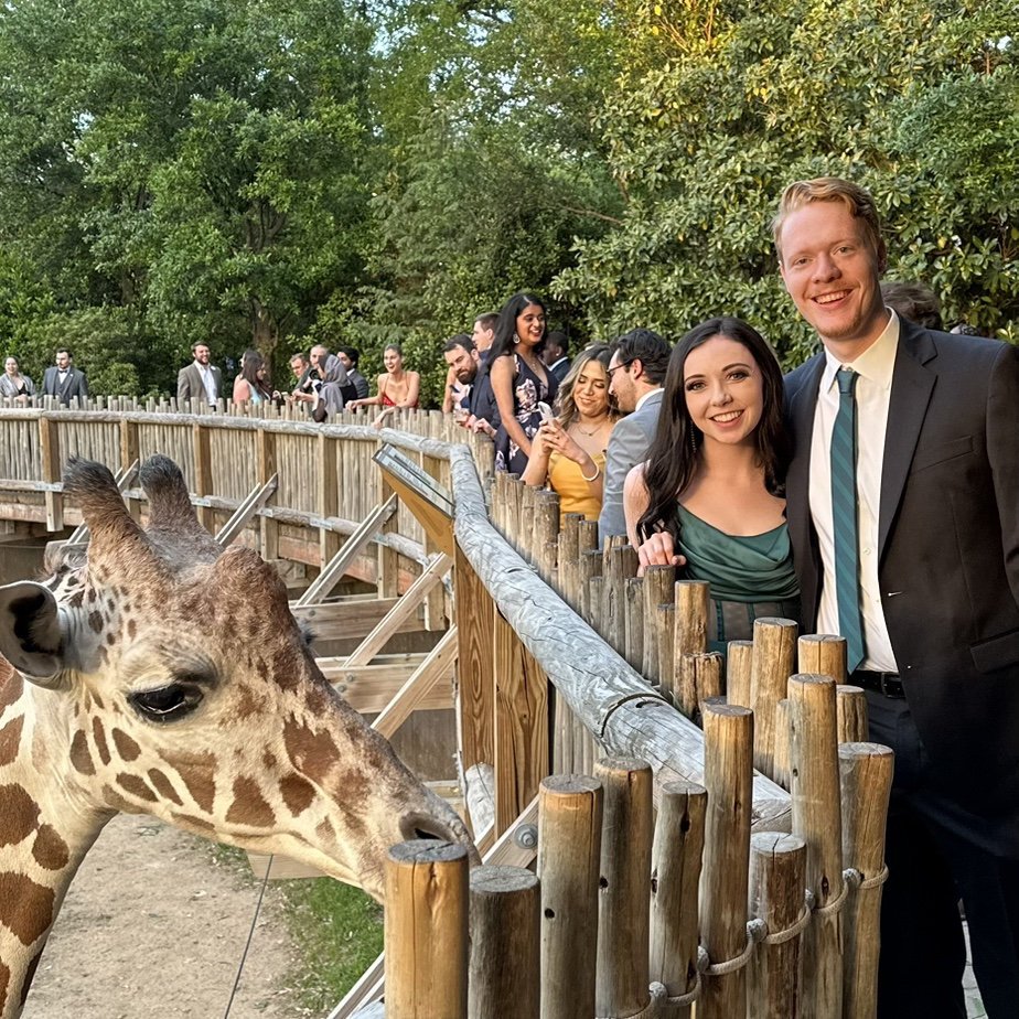 Our first law school "prom" at the Fort Worth Zoo