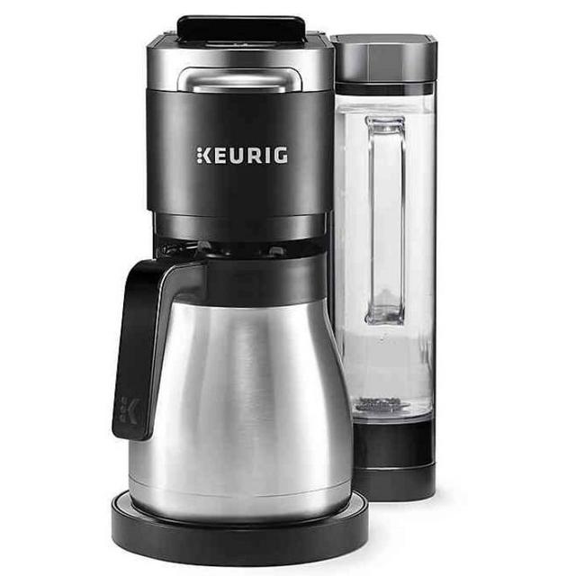 Keurig K-Duo Plus C Coffee Maker, with Single Serve K-Cup Pod and 12 Cup Carafe Brewer, Black