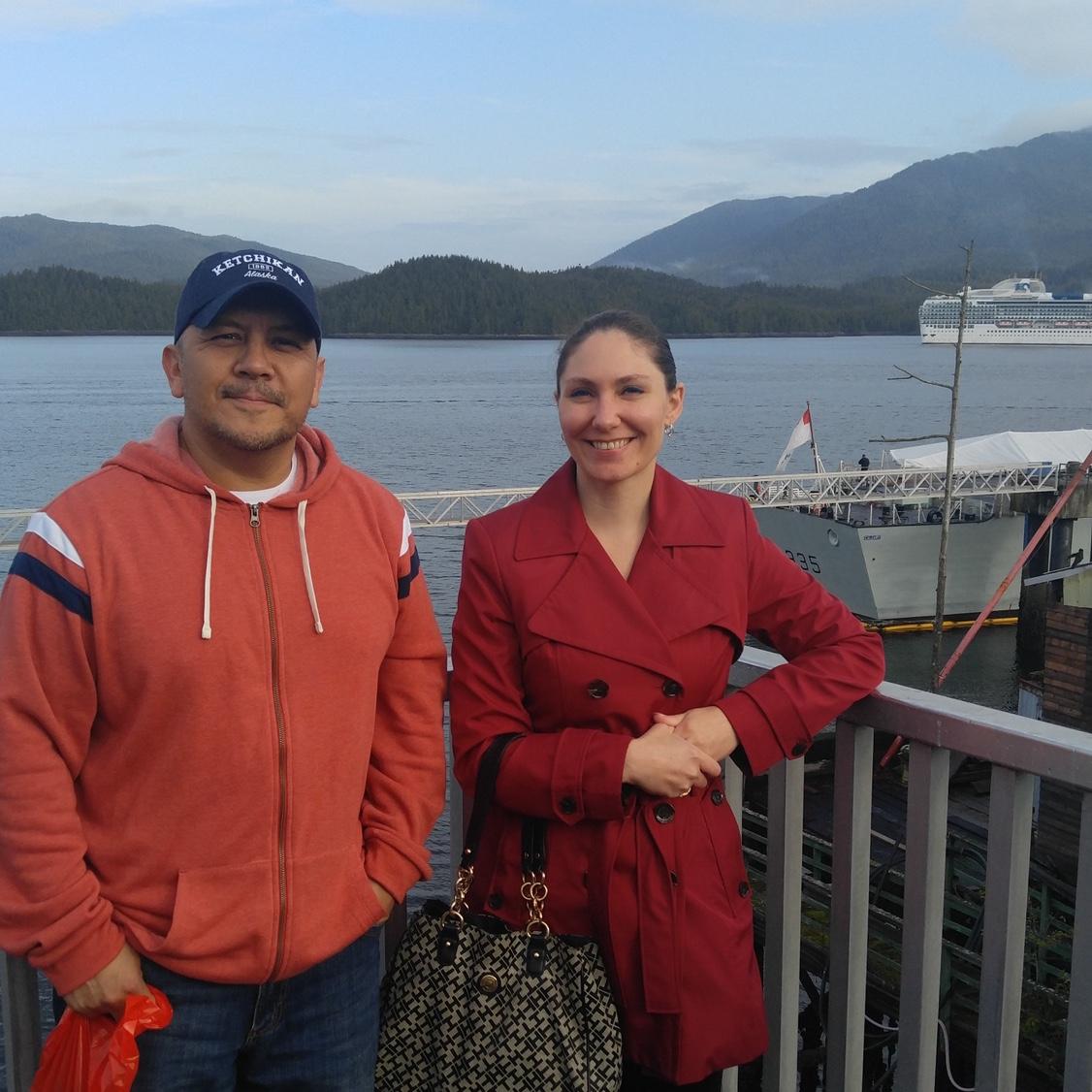 Pedro and Lindsay‘s first photo together while they were on the cruise