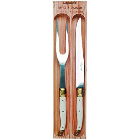 Jean Dubost Carving Set with Handles in a Box, Black