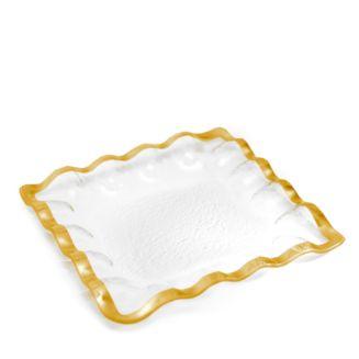 Annie Glass - Ruffle Square Platter