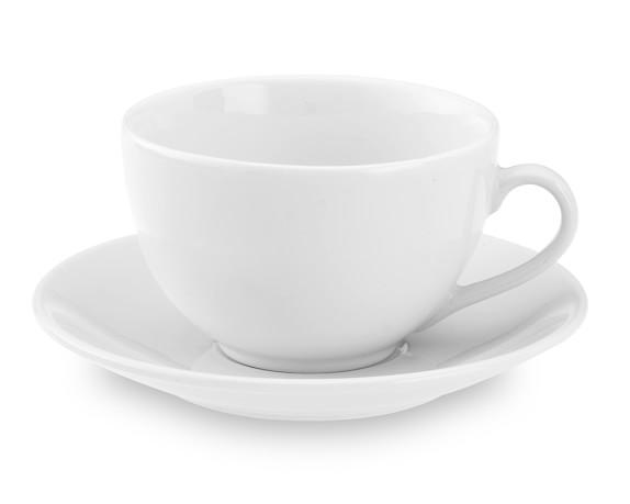 Apilco Très Grande Porcelain Cups & Saucers