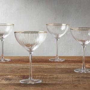 Arhaus Cocktail Glasses (Set of 4)