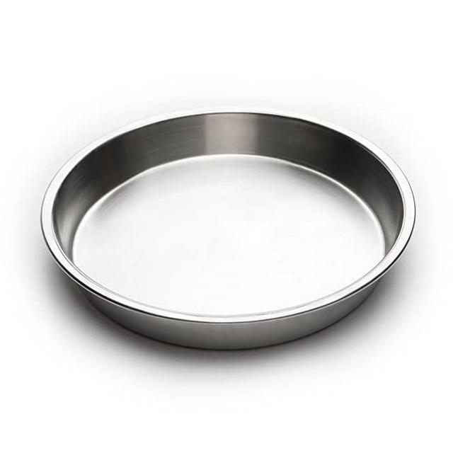 Fox Run 4865 Round Cake Stainless Steel Baking Pans, 3.75 x 3.75 x 1 inches