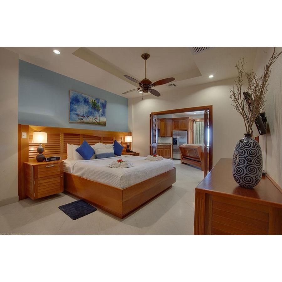 Grand Caribe one bedroom. Sleeps 2 guest but has a large living room that can sleep one extra guest.