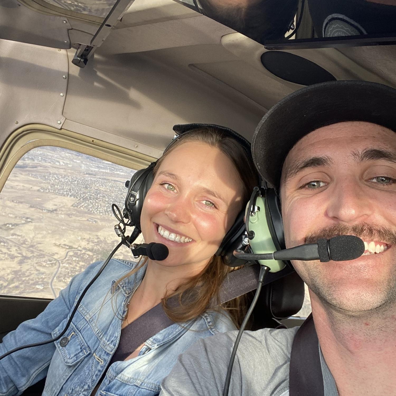 First time flying together 👨‍✈️ (A real testament of trust)