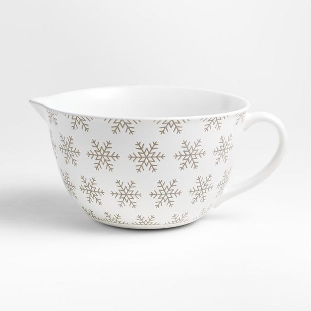 Snowflake Wren Batter Bowl