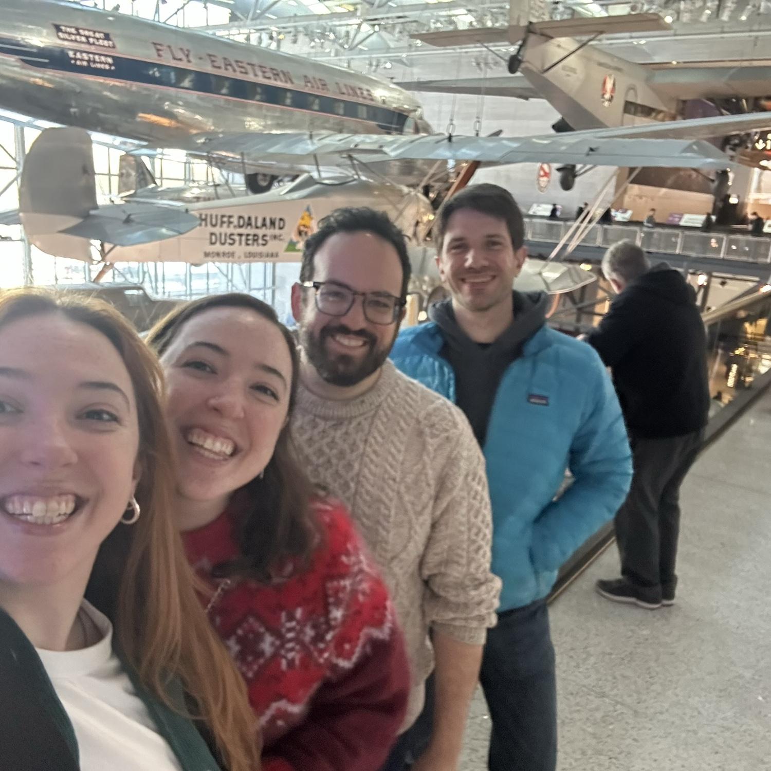 Fun at the Air and Space museum with Ryan and Shannon