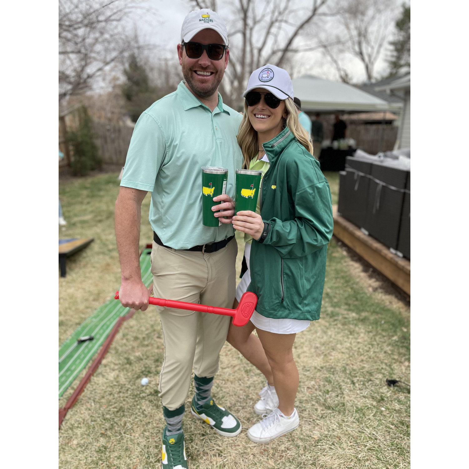 Evan LOVES golf.... 'Master's' Party - Apr 2023