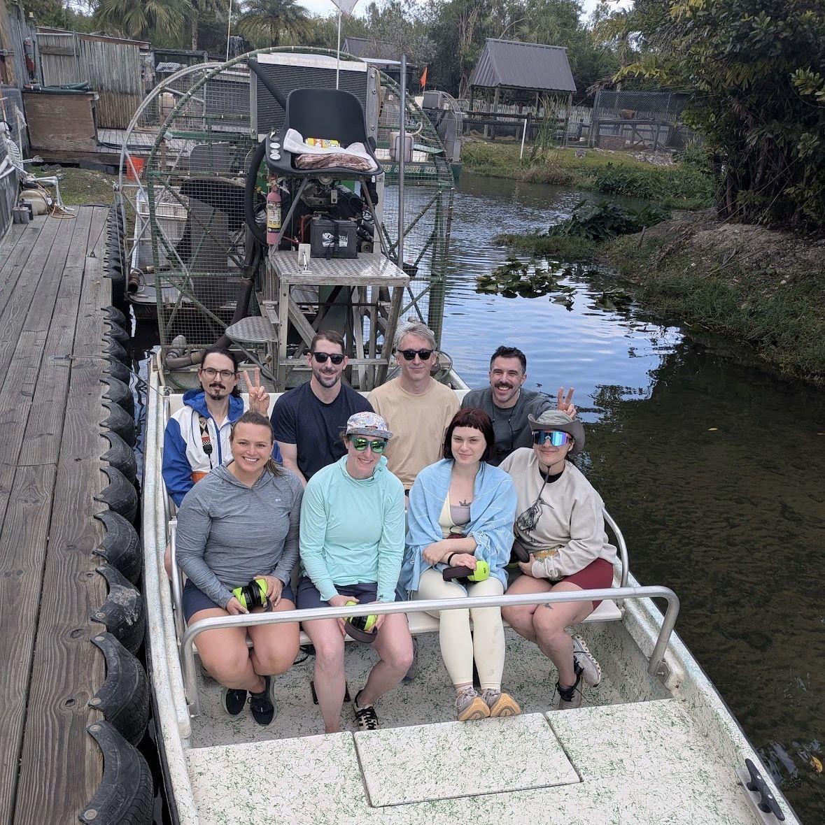 Airboat Tour in the Everglades! Many gators sighted!