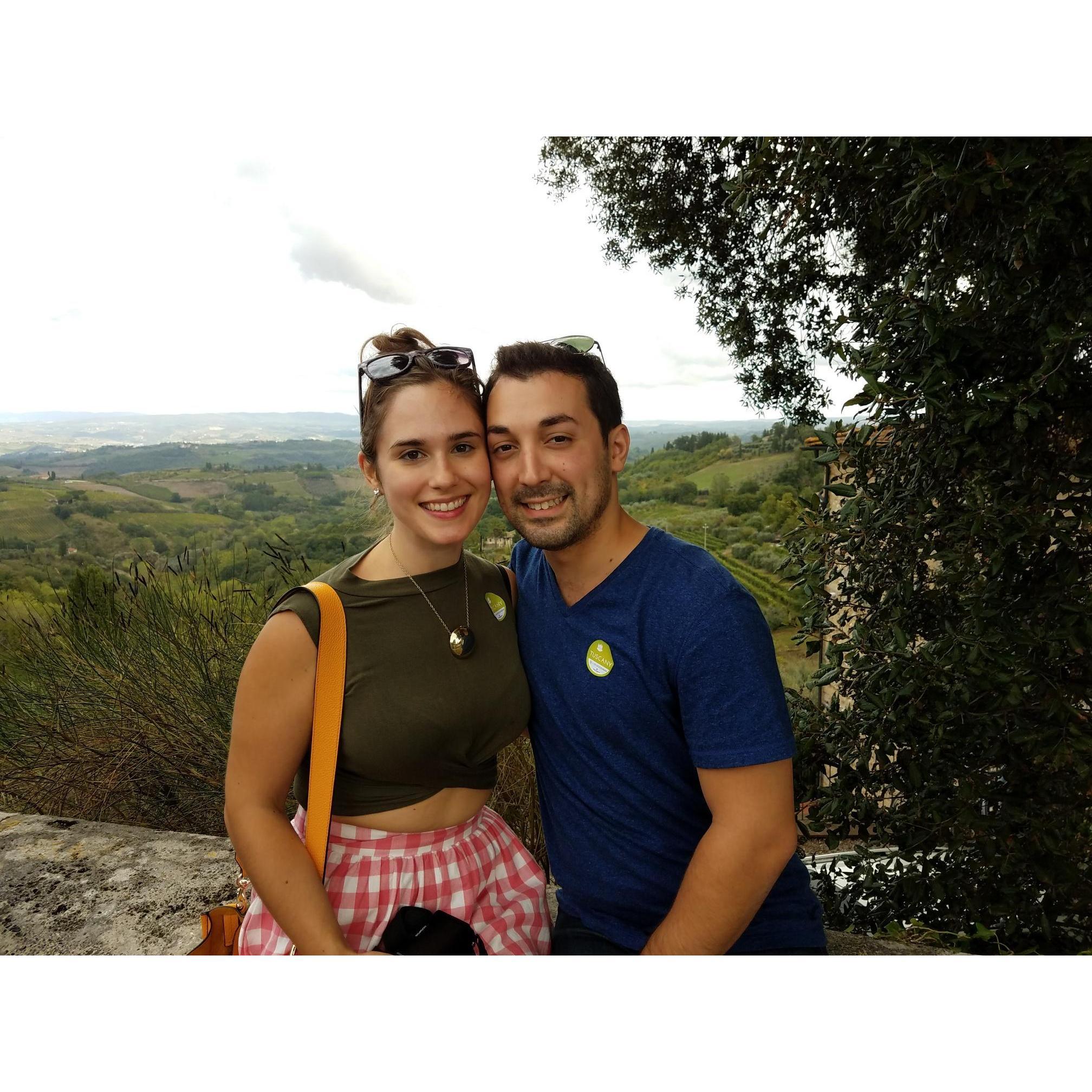 Tuscany, Italy. (September 2016)
This photo was really taken on a green screen one day when we had nothing else better to do.