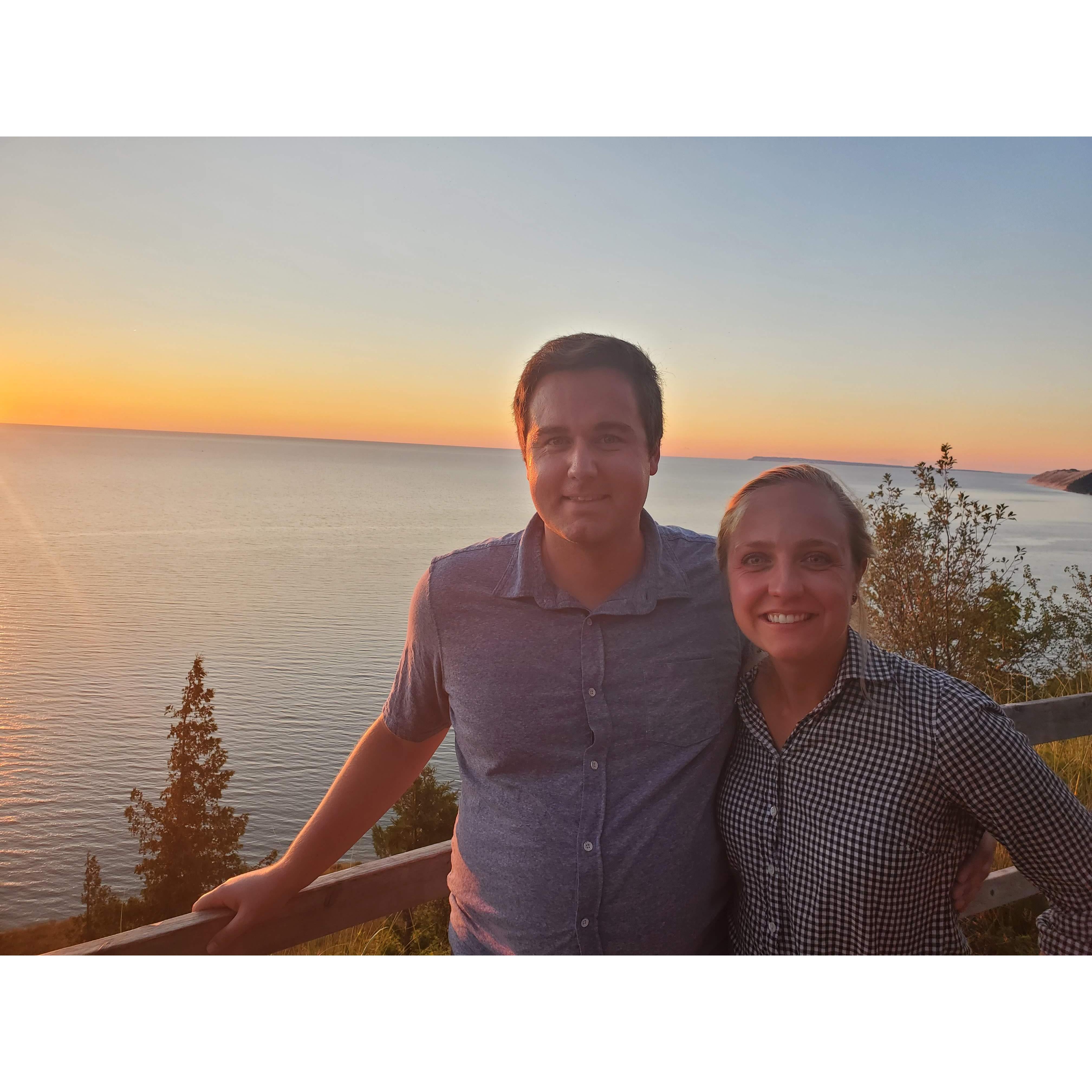 At Sleeping Bear Dunes in Northern Michigan