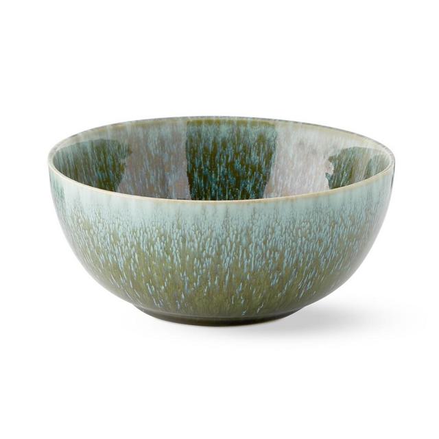 Reactive Glaze Cereal Bowls, Set of 4, Green