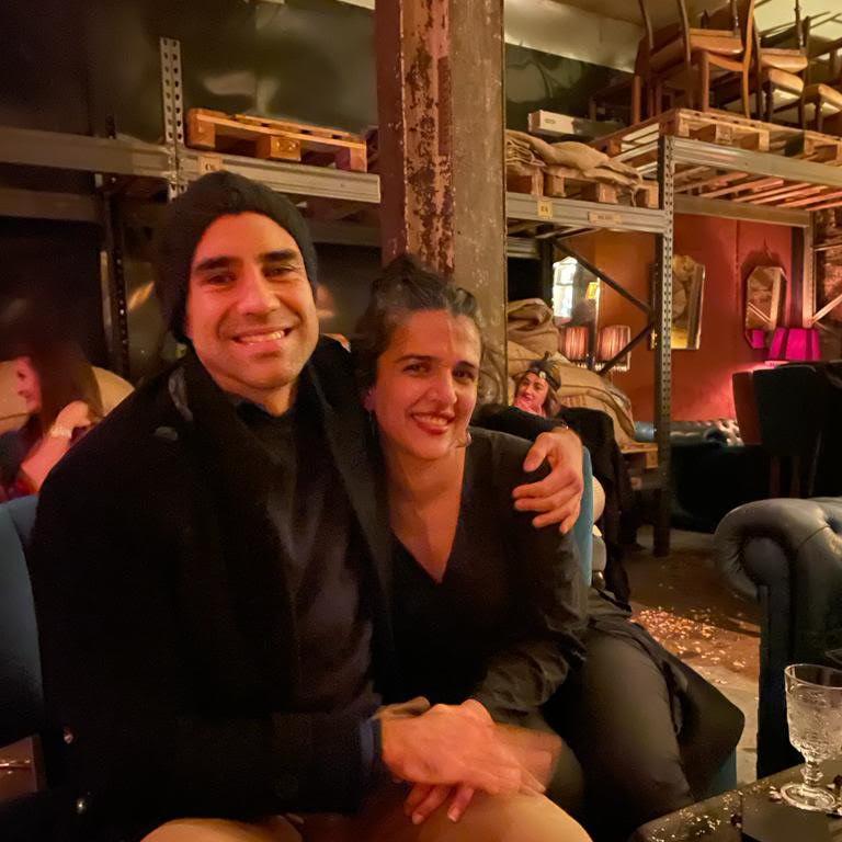 Celebrating our friend Mari's birthday in the winter of 2023