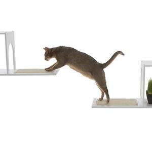 The Sophia Wall Mounted Cat Tree in White