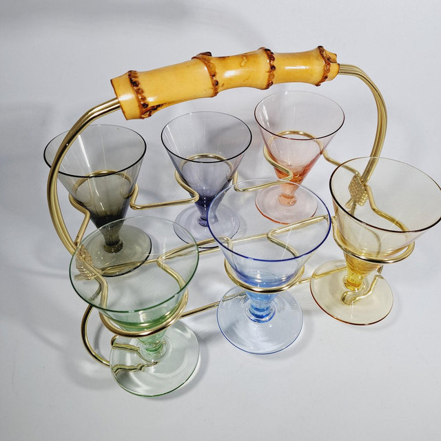 Aperitif Cherry Glasses 50s