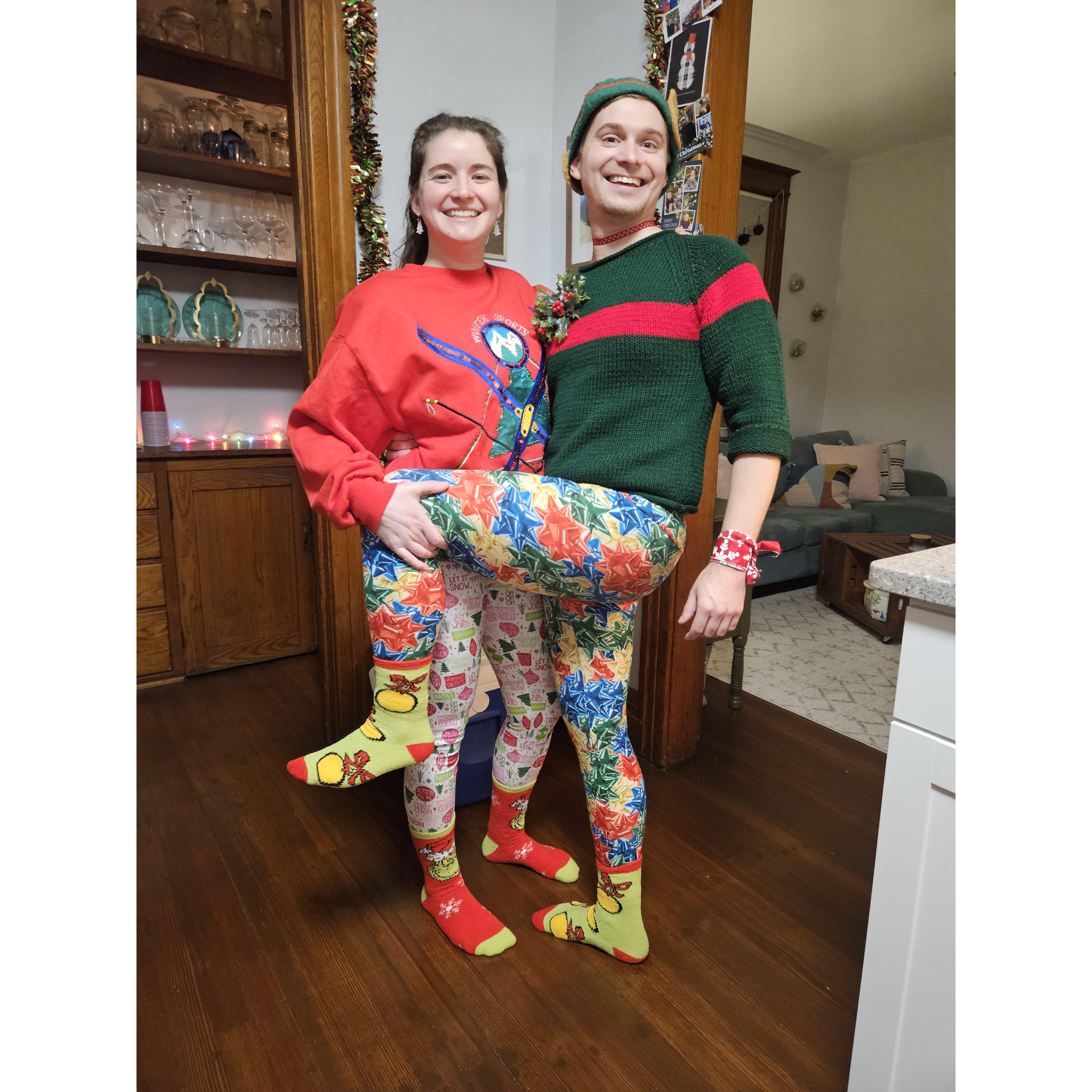 Fully embracing the Christmas Spirit