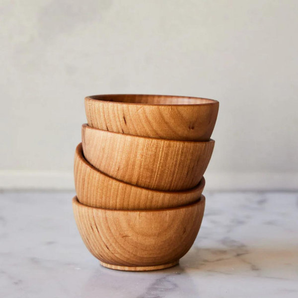 Wooden Pinch Bowls | Set of 4