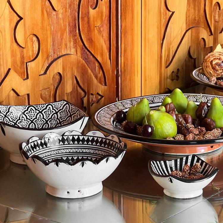 Verve Culture, Moroccan 3-Piece Handpainted Nesting Bowl Set | Zola
