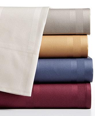 Dobby Stripe 4-Piece Sheet Sets, 400 Thread Count, 100% Cotton, Only at Macy's