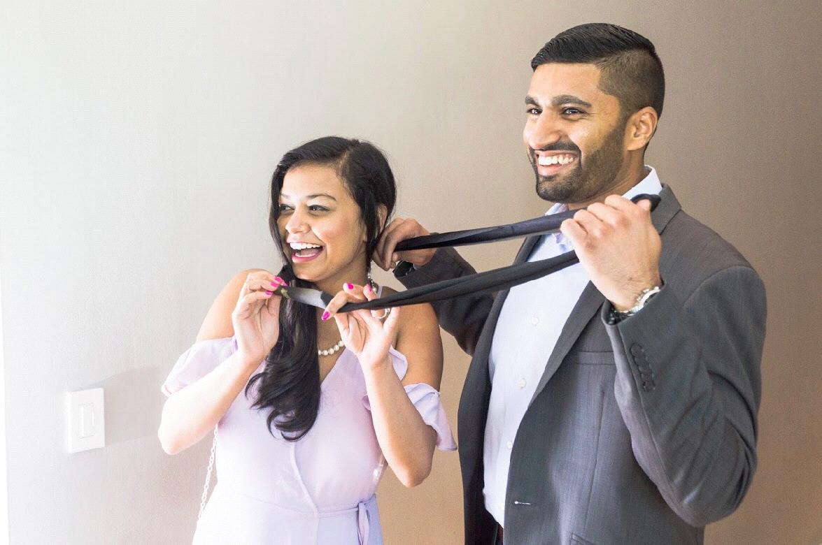 Revealing the big surprise after she said yes!