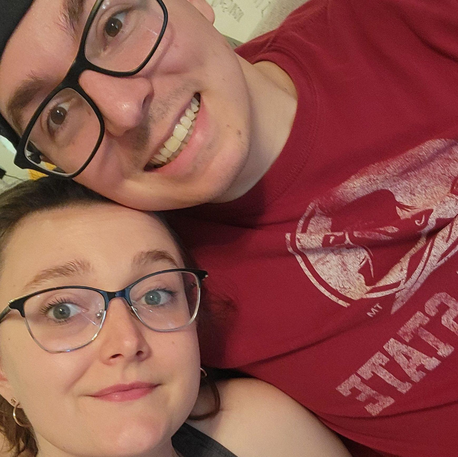 One year of long distance culminated with a move, for both of us, into our first apartment together in Sarasota, FL. This picture was taken smiling, and exhausted after moving day!