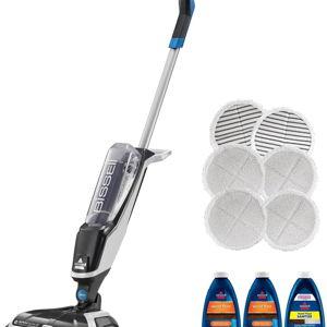 BISSELL Spinwave Cordless Hard Floor Expert Spin Mop Cleaner 18V with washable mop pads for sealed hard floors
