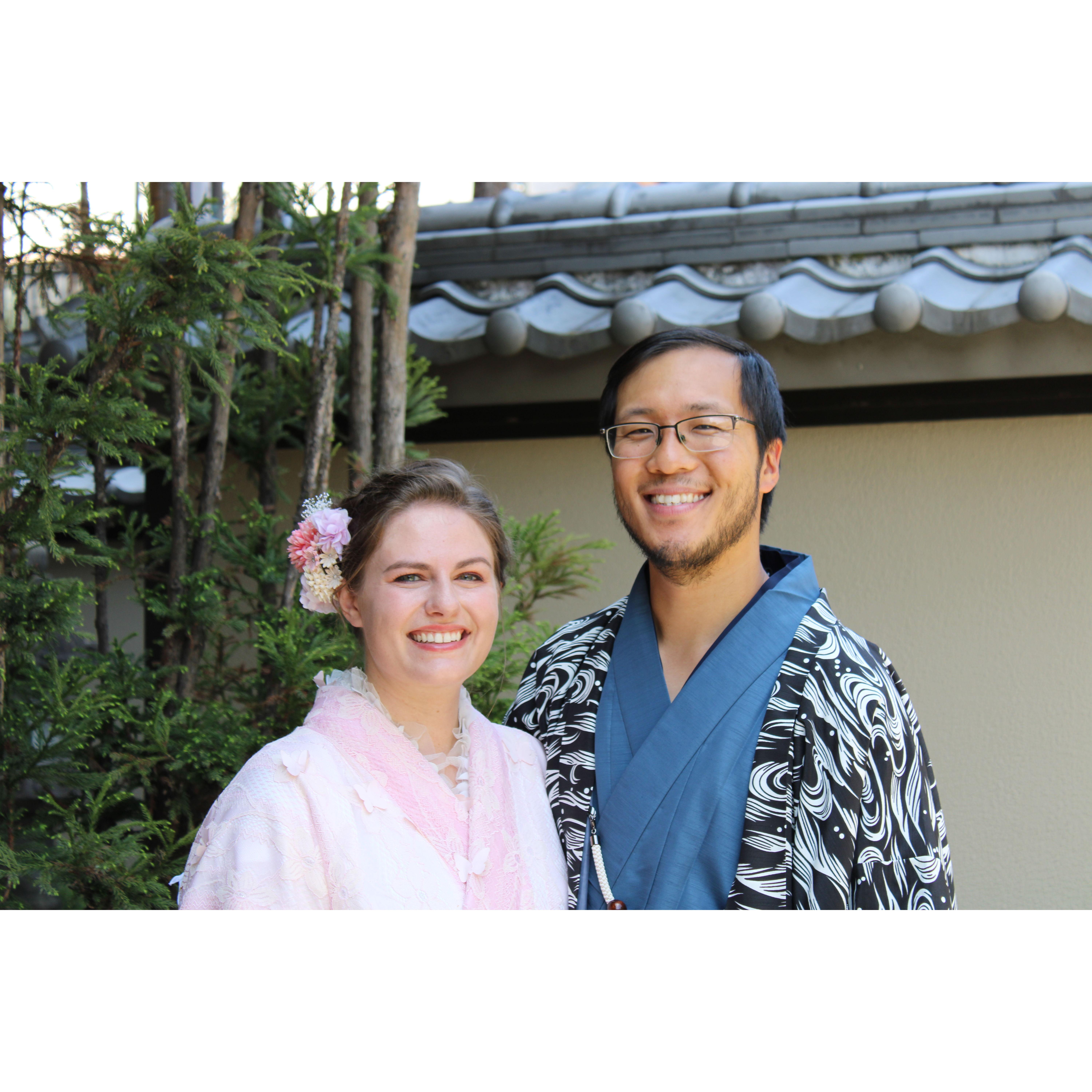 Kimono dress-up, Kyoto, 2024.