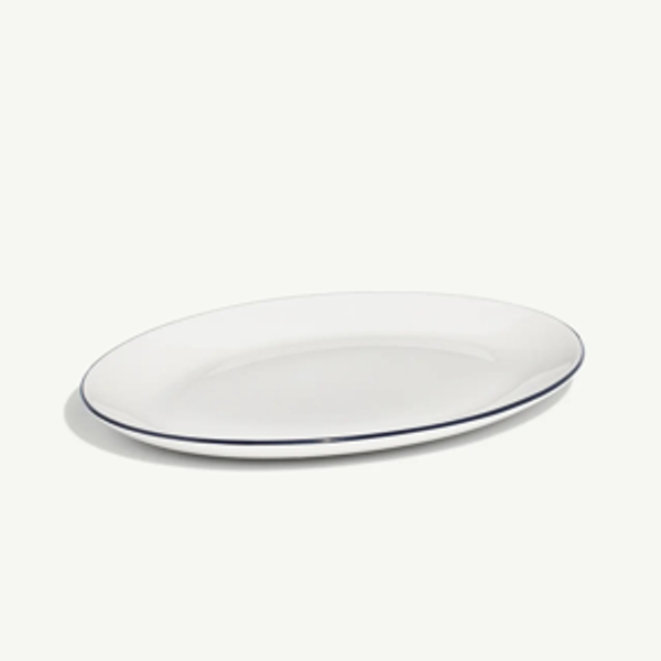 Serving Platter, Navy Rim | Made In