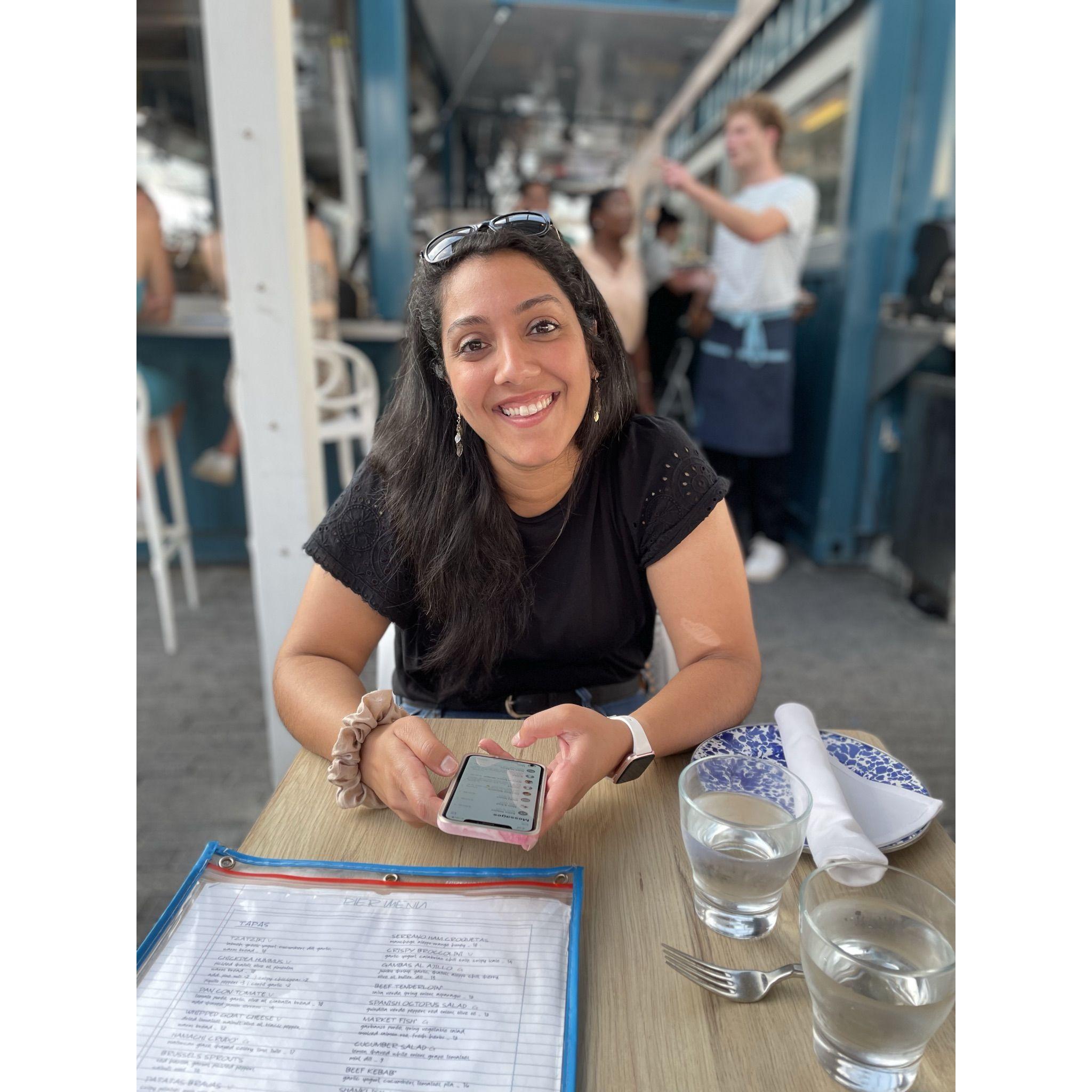 Celebrating Jessica closing on her house in Manassas in 2022 - for the following 2 years, we braved the DMV traffic to spend weekends together until Jessica moved to Annapolis in 2024!