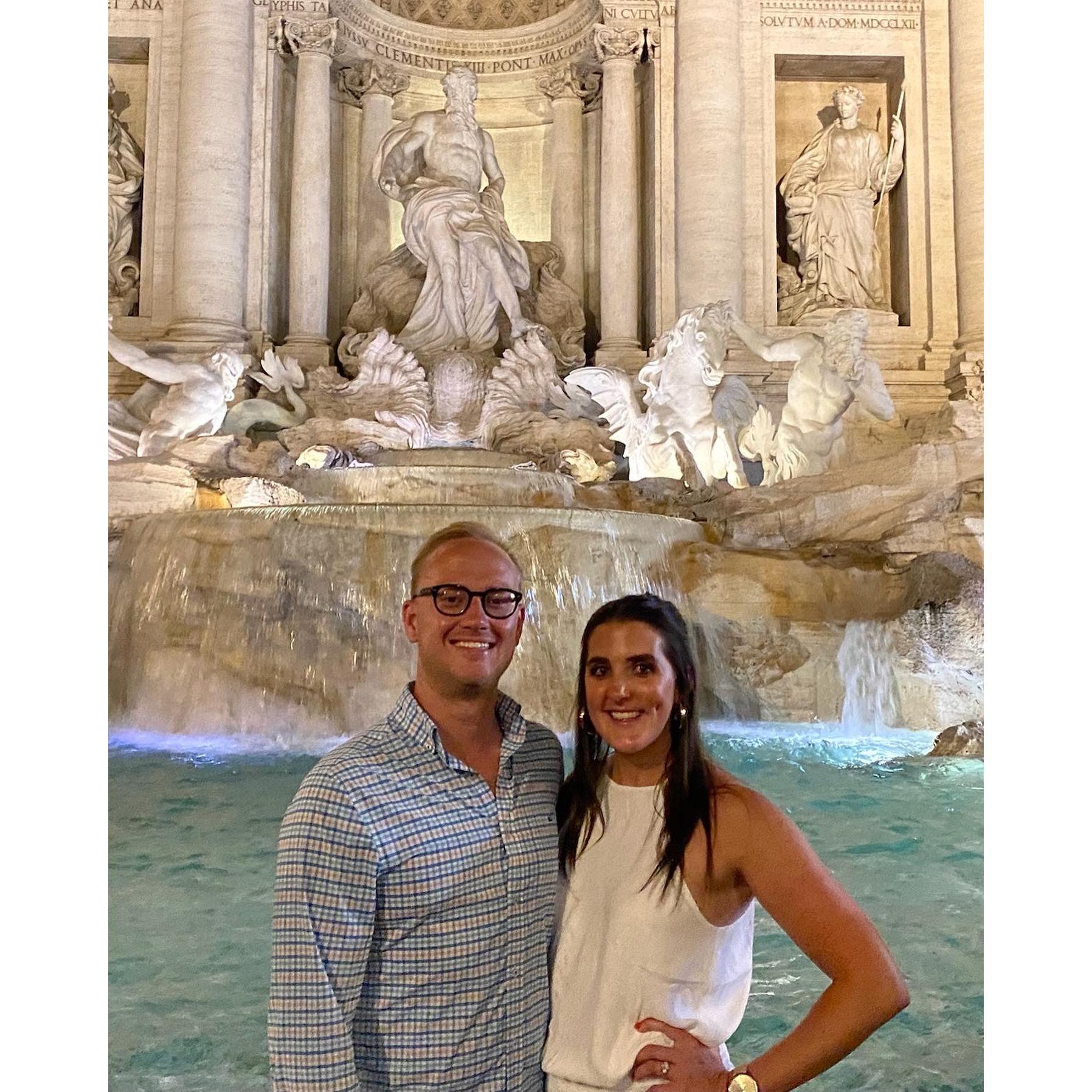 The Trevi Fountain, Rome, June 2023